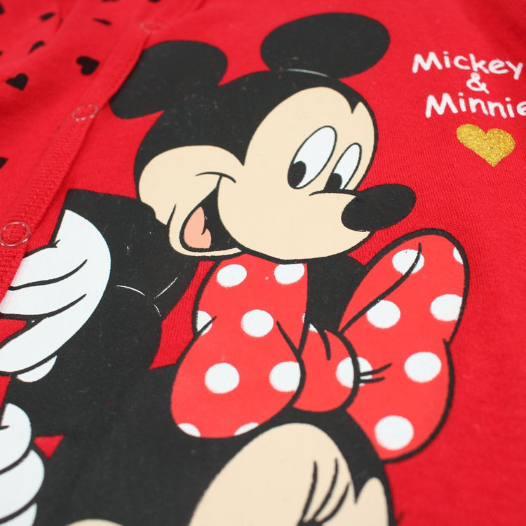 Picture of 5105B603 DISNEY MICKEY & MINNIE MOUSE BABYGROW / SLEEPSUIT